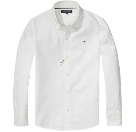 Camisa Tommy Hilfiger Masculino KB0KB01649-100 10 Branco - Imagem 1