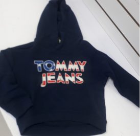 Moleton Tommy Hilfiger Infantil Feminina KG0KG03520-002 12 Azul - Imagem 1