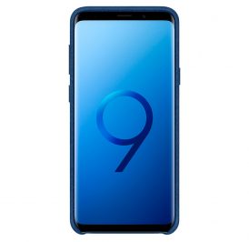 Capa Samsung para Galaxy S9+ Alcântara Cover - Azul EF-XG965ALEGWW - Imagem 1