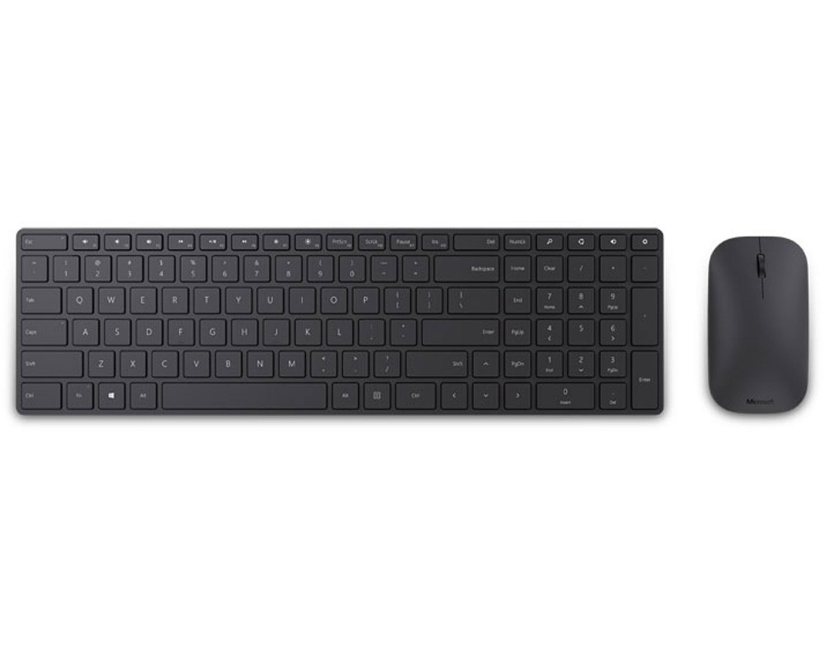Teclado Com Mouse Microsoft Bluetooth Espanhol Preto - 7N9-00004