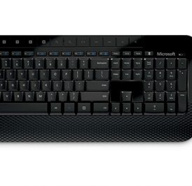 Teclado Com Mouse Microsoft 2000 Wireless Espanhol Preto - M7J-00004 - Imagem 1