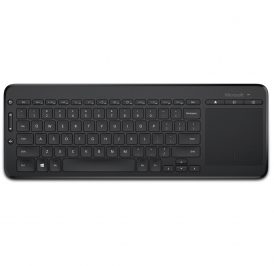 Teclado Microsoft All-In-One Wireless Português Preto - ABNT N9Z-00005 - Imagem 1