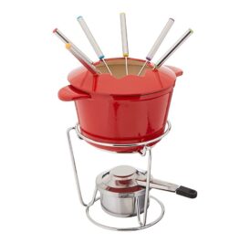 Fondue Cuisinart FP-115RS Esmalte Vermelho - 12 Peças - Imagem 1