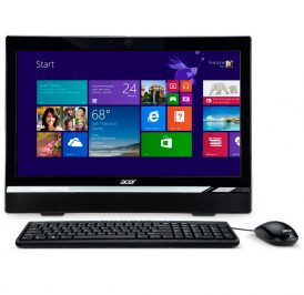 Computador Acer Aio AZ1220-ND30 AMD E1-1200-1.4/4GB/1TB/DVD/20.1"/W8 Inglês Black - DQ.SMJAL.005 - Imagem 1