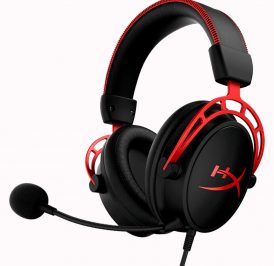 Headset HyperX Cloud Alpha Mini Jack 3.5 mm - Preto HX-HSCA-RD/AM - Imagem 1