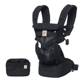 Canguru para Bebê Ergobaby Omni 360 Cool Air Mesh - Onyx Black BCS360PONYX - Imagem 1