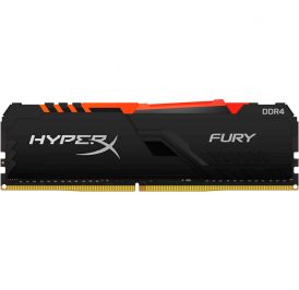 Memoria Kingston DDR4 8 GB 3600M HyperX Fury Black RGB HX436C17FB3A/8 - Imagem 1