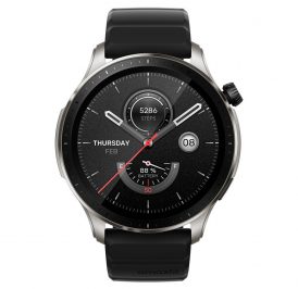 Smartwatch Amazfit GTR 4 A2166 Bluetooth e GPS - Superspeed Black W2166OV1N - Imagem 1