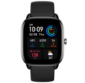 Smartwatch Amazfit GTS 4 mini A2176 Bluetooth e GPS - Midnight Black W2176OV1N - Imagem 1