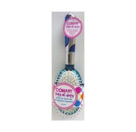 Escova Oval Conair Acolchoada Brush Black 074108873224 - Imagem 1