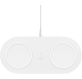 Carregador Wireless Belkin Dual Pad 10W - Branco WIZ002VFWH - Imagem 1