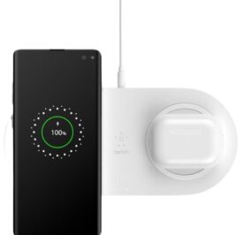 Carregador Wireless Belkin Dual Pad 10W - Branco WIZ002VFWH - Imagem 4