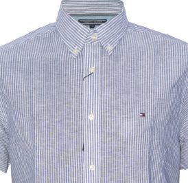Camisa Tommy Hilfiger Masculino M/C MW0MW01554-902 S Cinza - Imagem 2