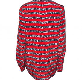 Camisa Tommy Hilfiger Feminina WW0WW19322-395 06 - Vermelho Multi - Imagem 2