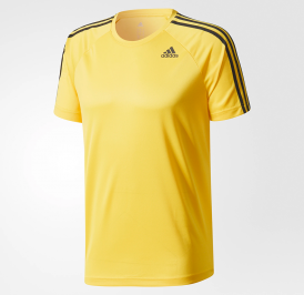 Camiseta adidas Masculino CE0341 L Amarela - Imagem 1