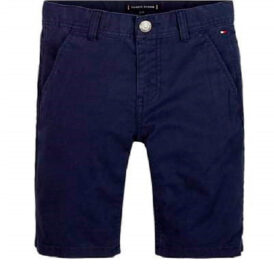 Short Tommy Hilfiger Infantil Masculino KB0KB05371-CBK-03 12 - Black Iris - Imagem 1
