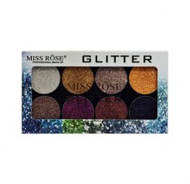 COSMETICO MISS ROSE PALETA GLITER 8 COLOR 7001-088M1 - 7001-088M1 - Imagem 1