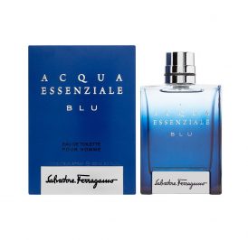 Perfume Salvatore Ferragamo Acqua Essenziale Blu Eau de Toilette Masculino 100ML - Imagem 1