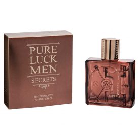 PERFUME PURE LUCK MEN SECRETS 100ML EDT - 8715658390213 - Imagem 1