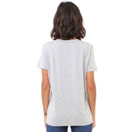 Camiseta Tommy Hilfiger Feminina WW0WW26868-PYT-00 M Light Grey Heathe - Imagem 1