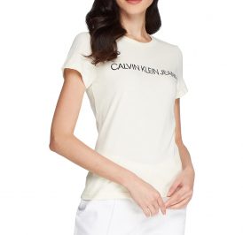 Camiseta Calvin Klein Feminina J20J213127-YAZ-00 S - Winter Branco - Imagem 1