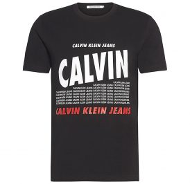Camiseta Calvin Klein Masculino J30J314200-BAE-03 XL - Preto - Imagem 1