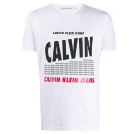 Camiseta Calvin Klein Masculino J30J314200-YAF-01 M - Bright White - Imagem 1