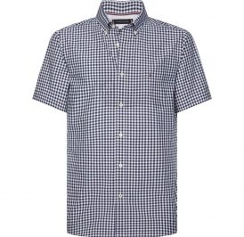 Camisa Tommy Hilfiger Masculino MW0MW12678-0MU-00 M Desert Sky / White - Imagem 1