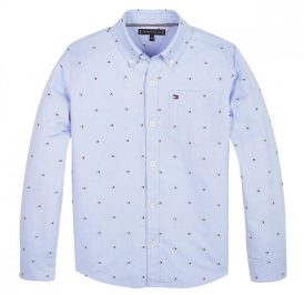 Camisa Tommy Hilfiger Infantil Masculino KB0KB05410-CI6-000 14 - Regatta - Imagem 1