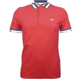 LACOSTE POLO M PH7131-5SX-03 VERMELHO - PH7131-5SX-03 - Imagem 1