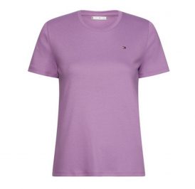 Camiseta Tommy Hilfiger Feminina WW0WW27945-VO9-00 L Dusty Lilac - Imagem 1