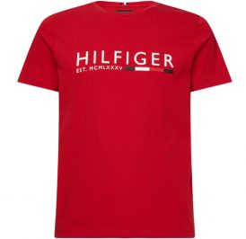 Camiseta Tommy Hilfiger Masculino MW0MW12531-XLG-00 M Primary Red - Imagem 1