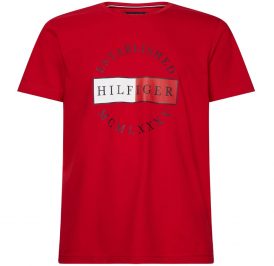 Camiseta Tommy Hilfiger Masculino MW0MW12532-XLG-00 M Primary Red - Imagem 1