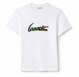 Camiseta Lacoste Masculino TH8171-001 08 - Branco - Imagem 1