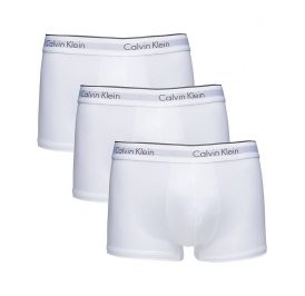 Cueca Calvin Klein Masculino NB1289-100 XL  Branco - 3 Peças - Imagem 1