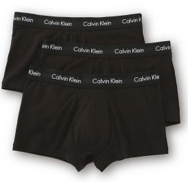 Cueca Calvin Klein Masculino NU2664-001 M  Preto - 3 Peças - Imagem 1