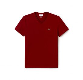 Camiseta Lacoste Masculino TH6710-476 08 - Bordô - Imagem 1
