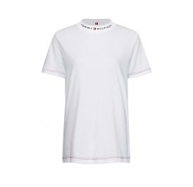 Camiseta Tommy Hilfiger Feminina WW0WW26741-YBR-00 M White - Imagem 1