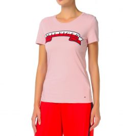 Camiseta Tommy Hilfiger Feminina WW0WW19540-583 M Multi - Imagem 1