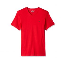 Camiseta Tommy Hilfiger Masculino 09T3140-608 S Vermelho - Imagem 1