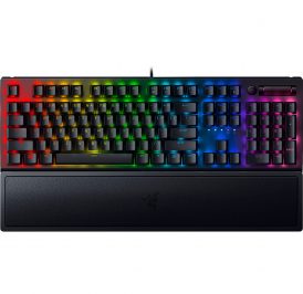 Teclado Mecânico Razer Blackwidow V3 USB RGB inglês EUA Switch Verde - RZ03-03540200-R3U1 - Imagem 1
