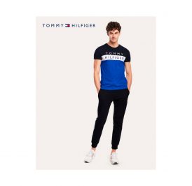 Camiseta Tommy Hilfiger Masculino MW0MW12606-0A4-02 M Cobalt/Multi - Imagem 1