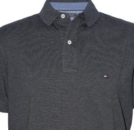 Camiseta Tommy Hilfiger Polo Masculino MW0MW03549-093 XXL Preto - Imagem 1