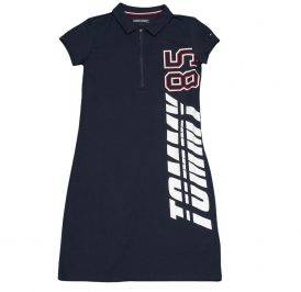 Vestido Tommy Hilfiger Infantil Feminina KG0KG03465-002 12 - Preto - Imagem 1