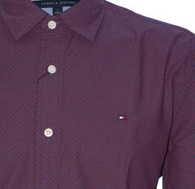 Camisa Tommy Hilfiger Masculino 08578A8616-112 XXL Cinza Celeste - Imagem 1