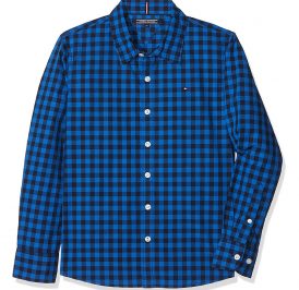 Camisa Tommy Hilfiger Masculino KB0KB03874-493 08 Azul Marinho - Imagem 1