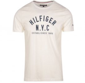 Camiseta Tommy Hilfiger Masculino MW0MW03572-112 XL Branco - Imagem 1
