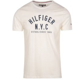 Camiseta Tommy Hilfiger Masculino MW0MW03572-112 M Branco - Imagem 1