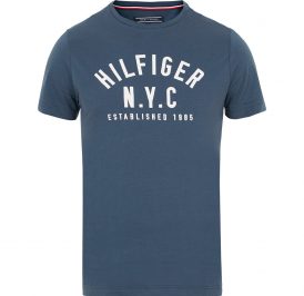 Camiseta Tommy Hilfiger Masculino MW0MW03572-452 M Marinho - Imagem 1