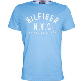 Camiseta Tommy Hilfiger Masculino MW0MW03572-475 XL Azul - Imagem 1